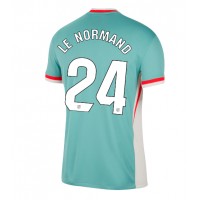 Atletico Madrid Robin Le Normand #24 Bortatröja 2024-25 Korta ärmar